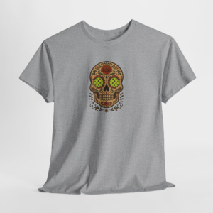 Sugar Skull Tee — Day of the Dead Floral Skull Graphic T-Shirt